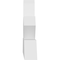 Ekena Millwork Saratoga Architectural Grade PVC Gable Bracket, 96"W x 20"H x 4"D x 6"F, 5/12 Pitch GBP096X20X0406SAR00 - alternate 3